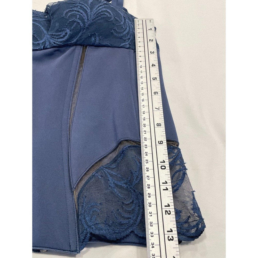 La Perla Zephyra Padded Lace Corset Bustier 4 Blue Intimates Sleepwear NWT $1308 - Picture 10 of 16